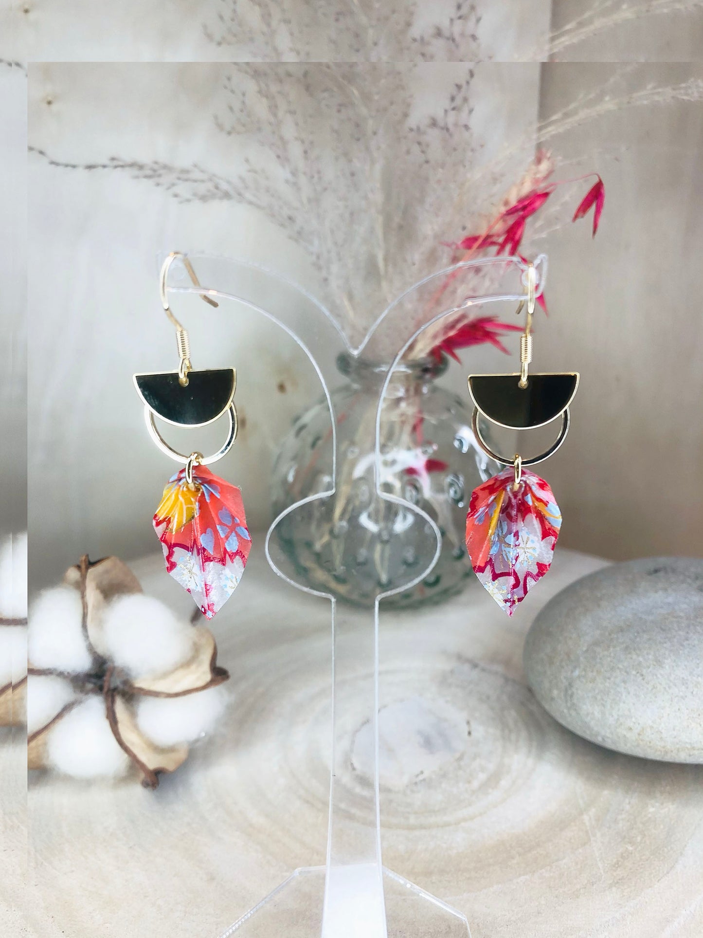 Boucles d'oreilles Leaf M SG