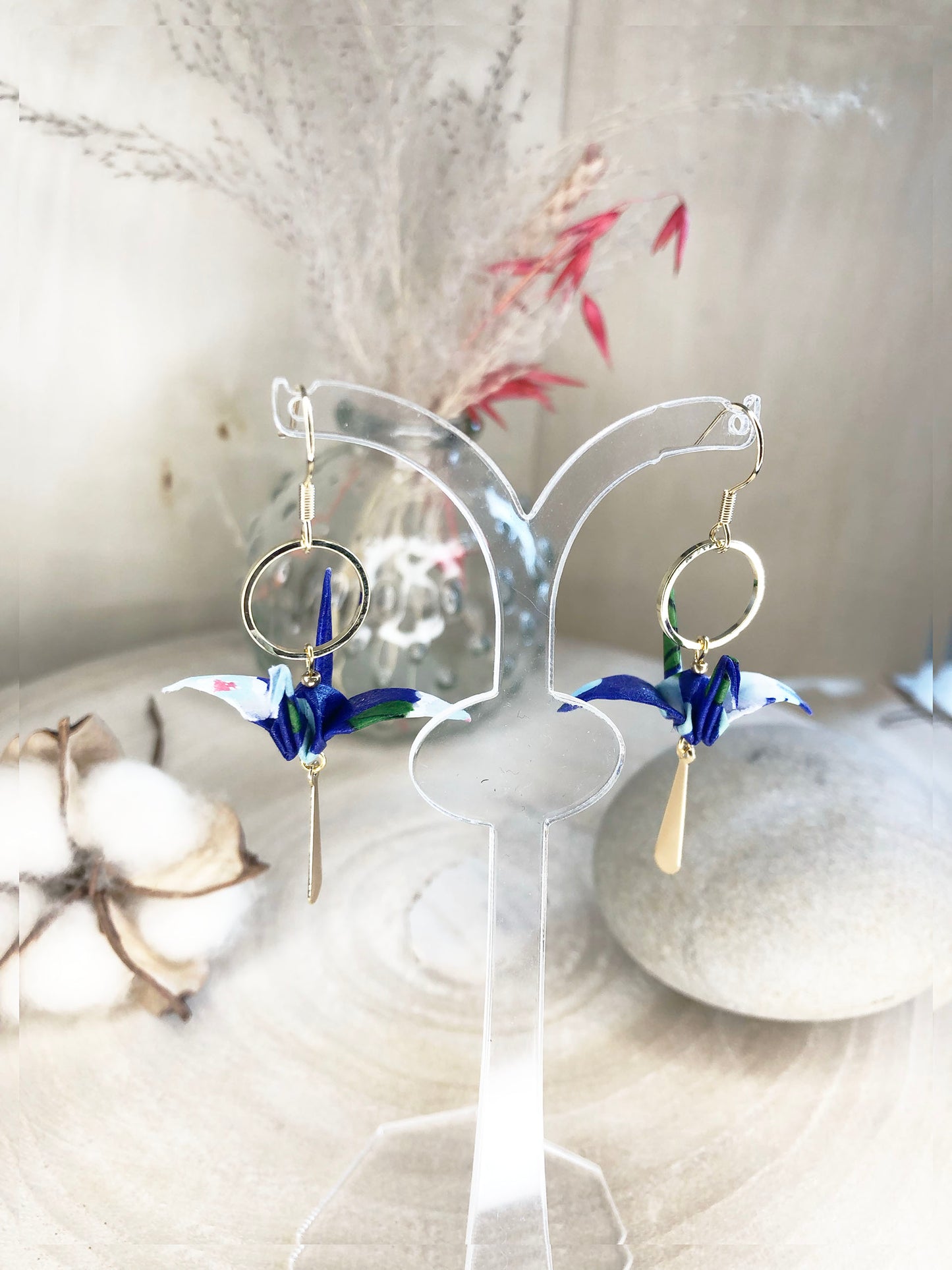 Boucles d'oreilles Grue M TM