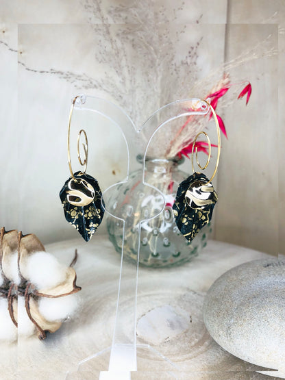 Boucles d'oreilles Leaf Longue TL