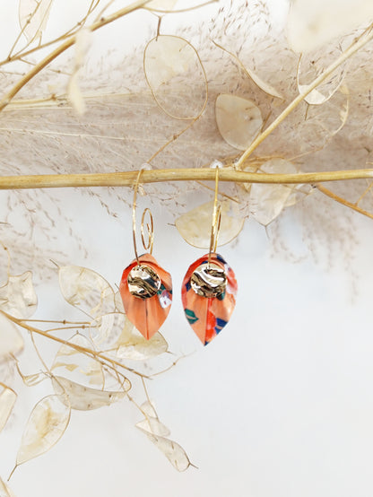 Boucles d'oreilles Leaf Longue SG