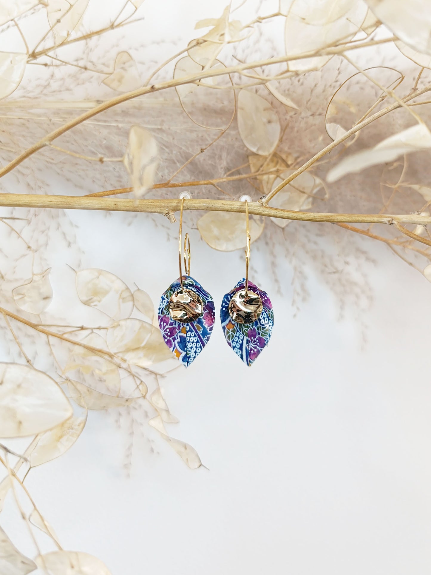 Boucles d'oreilles Leaf Longue SI