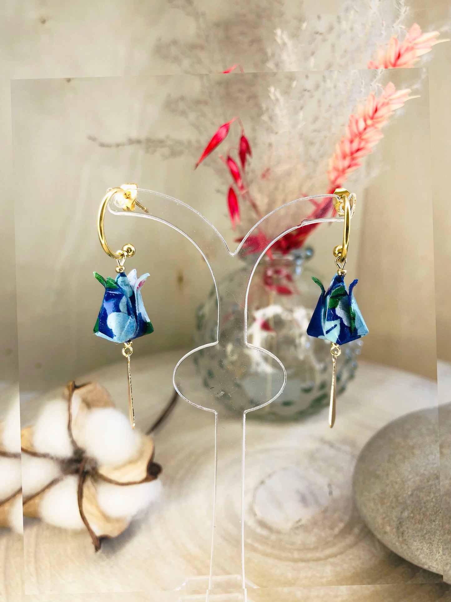 Boucles d'oreilles Lotus TM