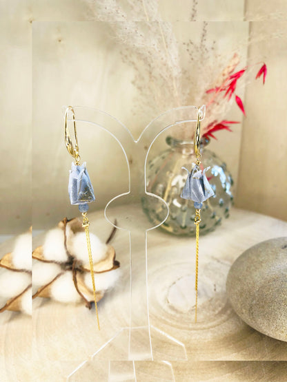 Boucles d'oreilles Lotus Longue SI