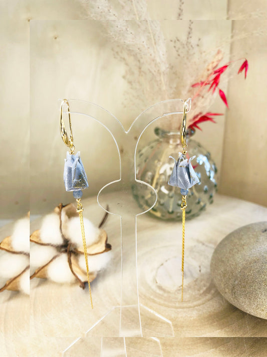 Boucles d'oreilles Lotus Longue SI