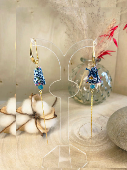 Boucles d'oreilles Lotus Longue SI